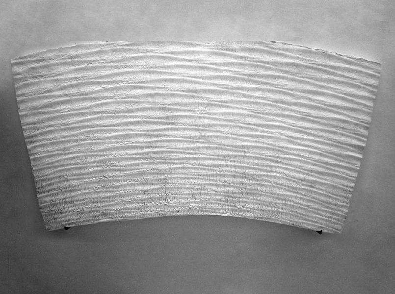 Prasto, Palm tree©, 2005; Ceramic plaster, 203x106 cm
